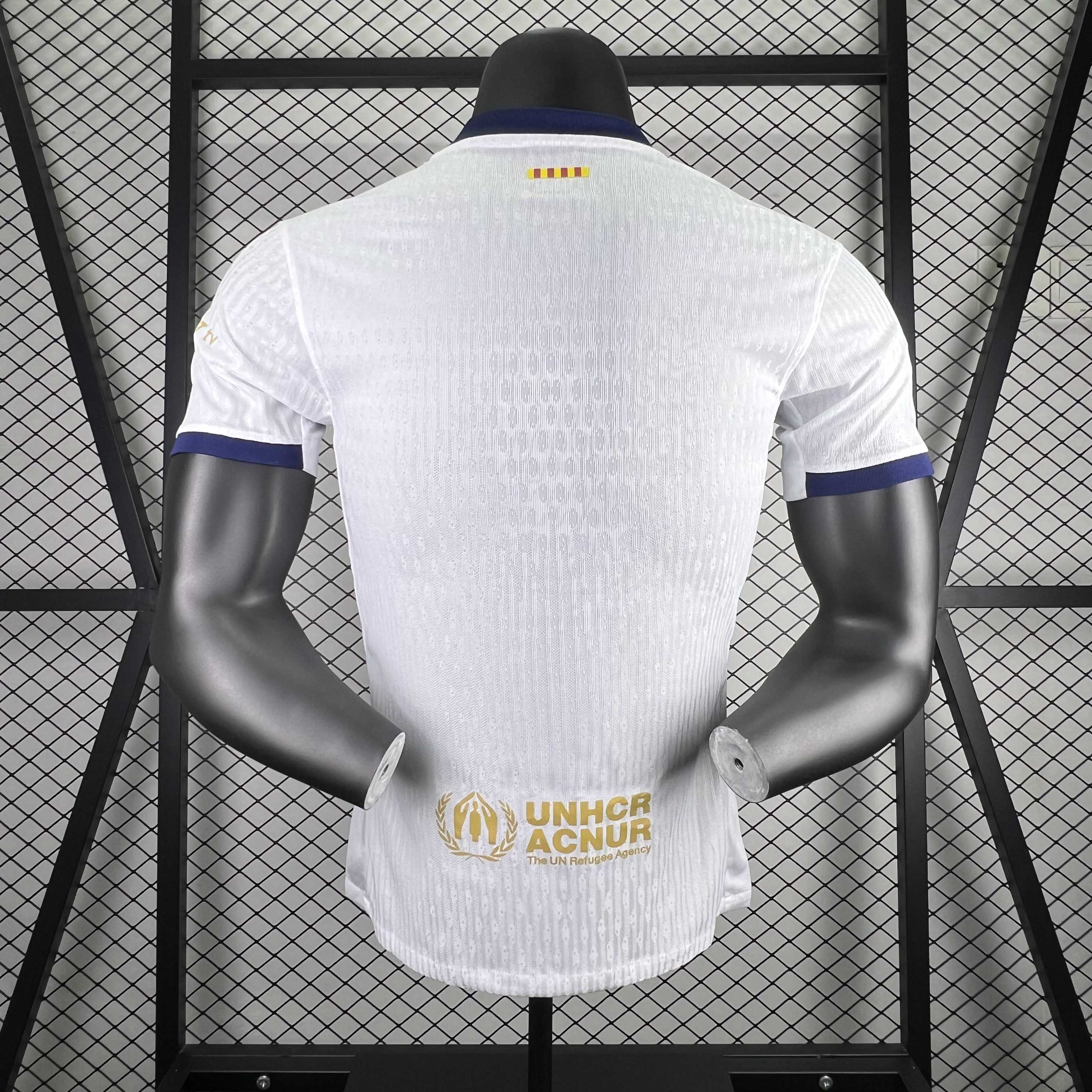 2025/2026 Versión Jugador Barcelona Camiseta Fútbol Blanca Coldplay Calidad Tailandesa — Vista 12