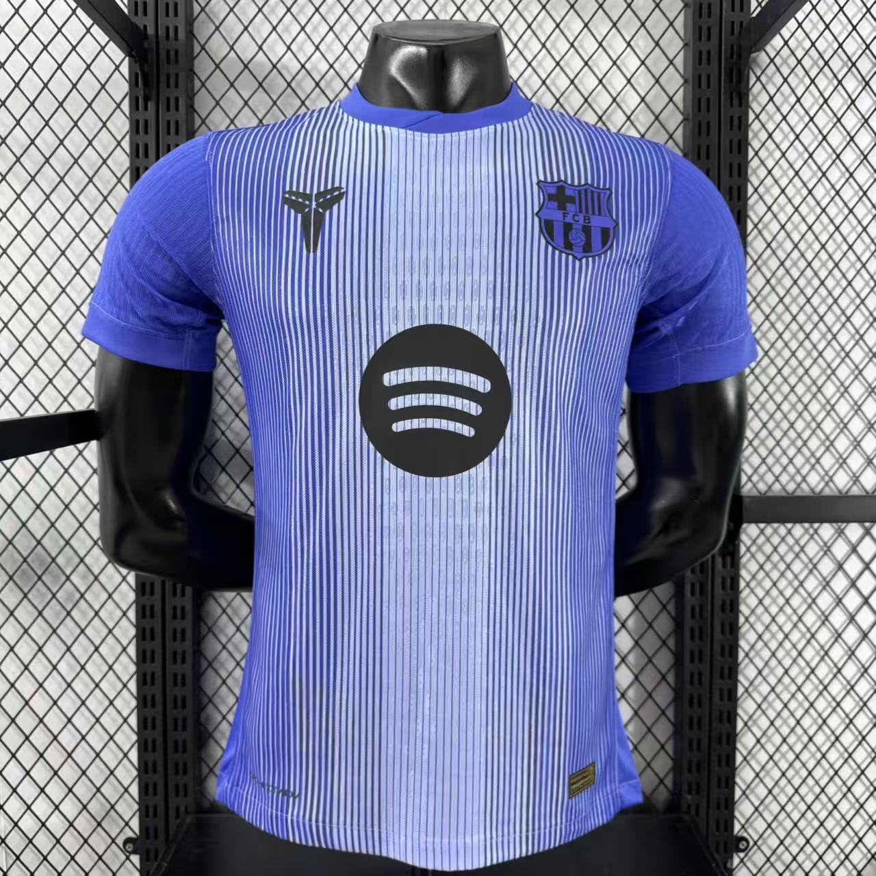 Camiseta de fútbol Entrenamiento Morado Barcelona Versión Jugador 2025/2026 Calidad Thai — Vista 12