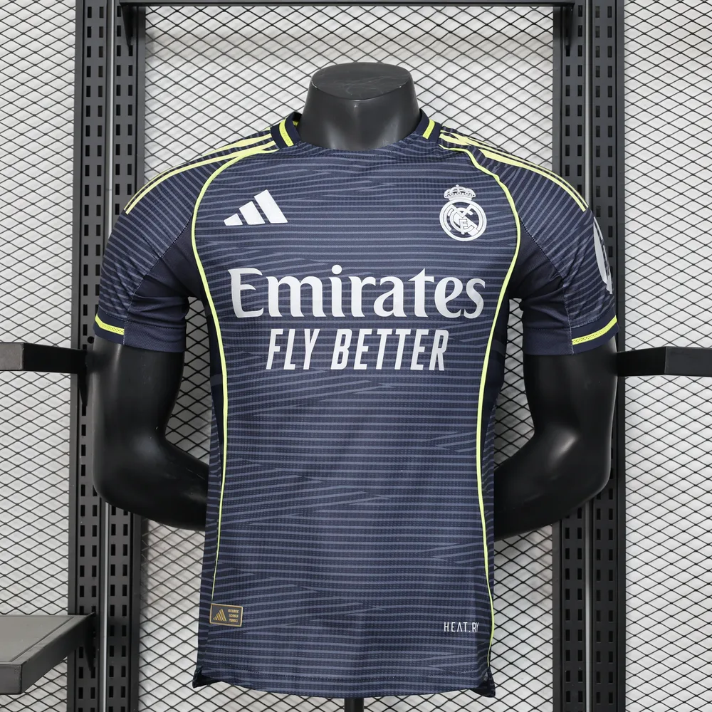 2025/2026 Versión Jugador Real Madrid Segunda Visitante Camiseta Fútbol Calidad Thai — Vista 1