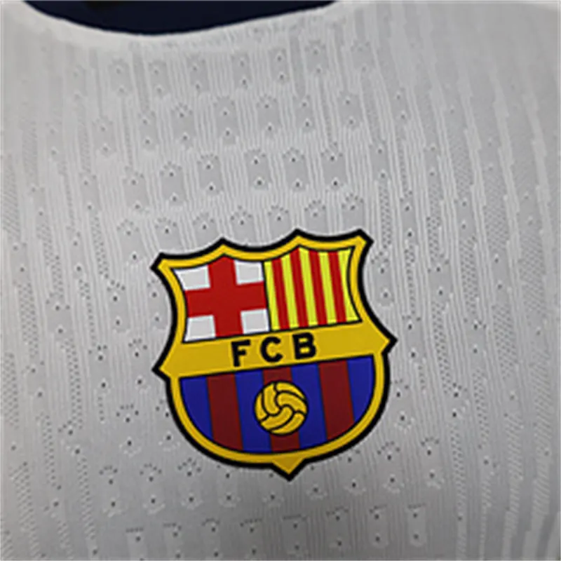 2024/2025 Camiseta Blanca Coldplay Versión Jugador Barcelona Calidad Tailandesa — Vista 16