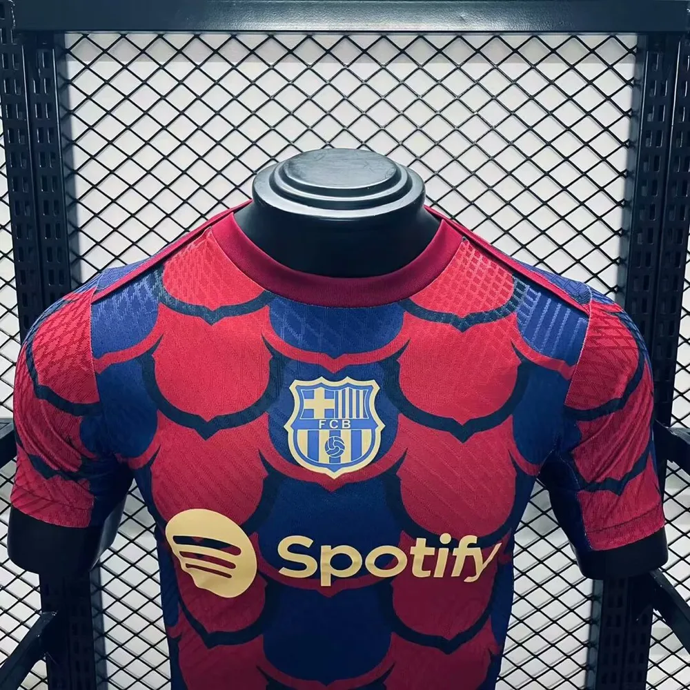 Camiseta Edición Especial Versión Jugador Barcelona 2024/2025 Calidad Tailandesa — Vista 3