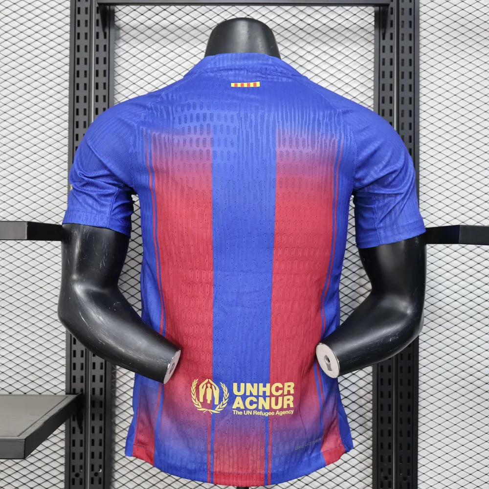 2025/2026 Versión Jugador Camiseta de Fútbol Local del Barcelona Calidad Tailandesa — Vista 2