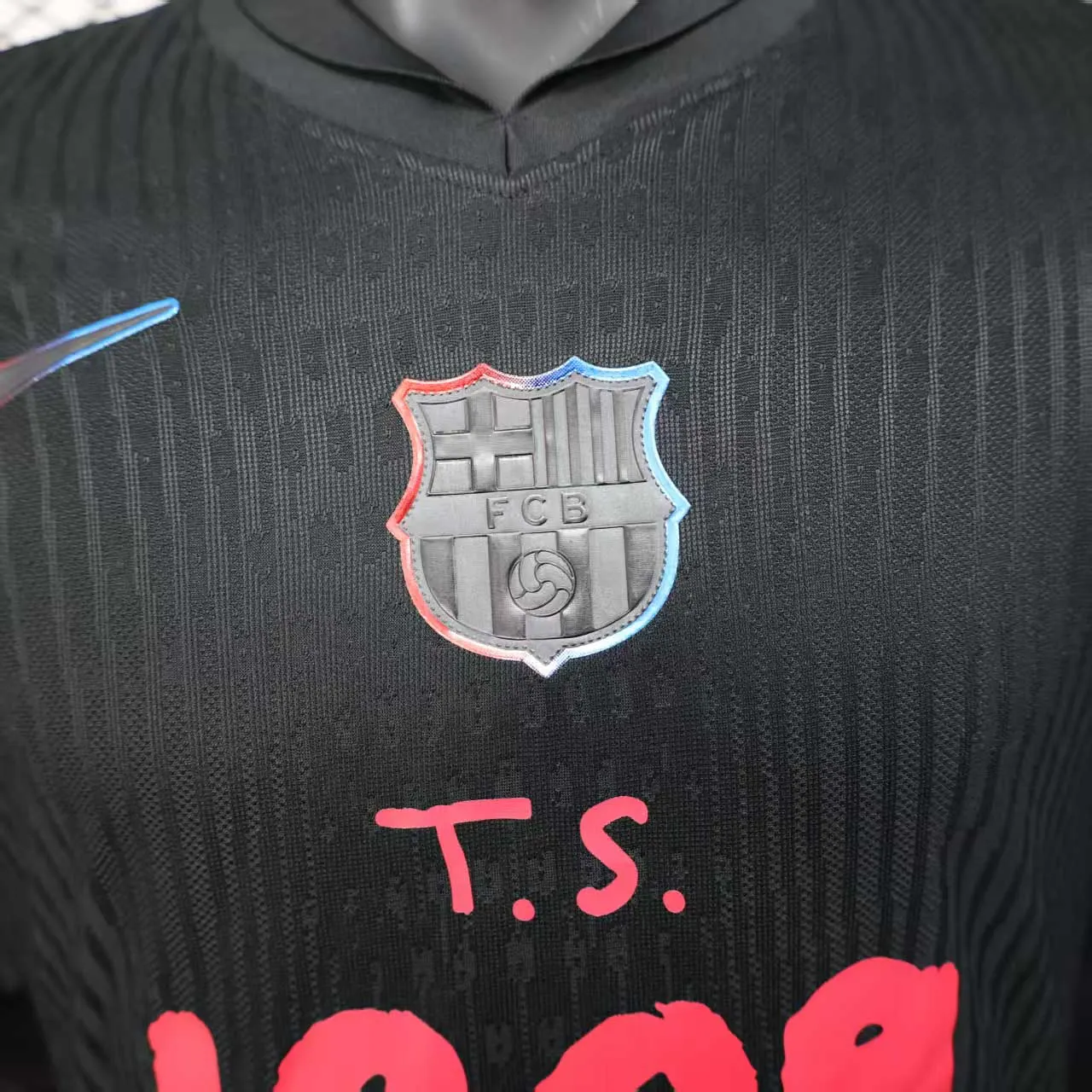 2025/2026 Camiseta de Fútbol Visitante 1989 Publicidad del Barcelona Versión Jugador Calidad Tailandesa — Vista 15