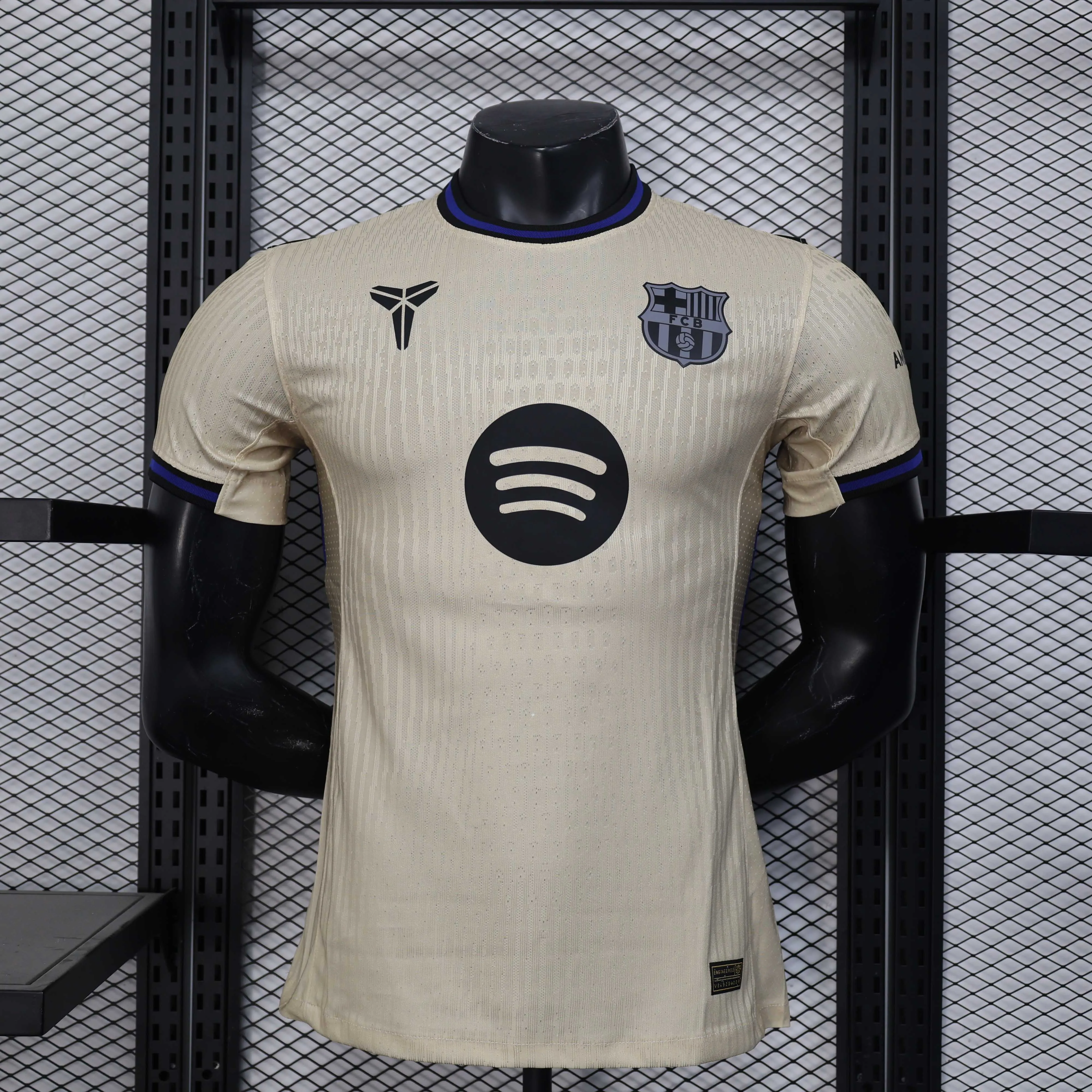 2025/2026 Versión Jugador Barcelona Visitante Camiseta de Fútbol Calidad Tailandesa — Vista 13