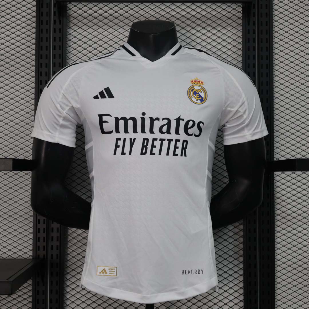 Camiseta de Fútbol Local del Real Madrid Versión Jugador 2024/2025 Calidad Tailandesa — Vista 12
