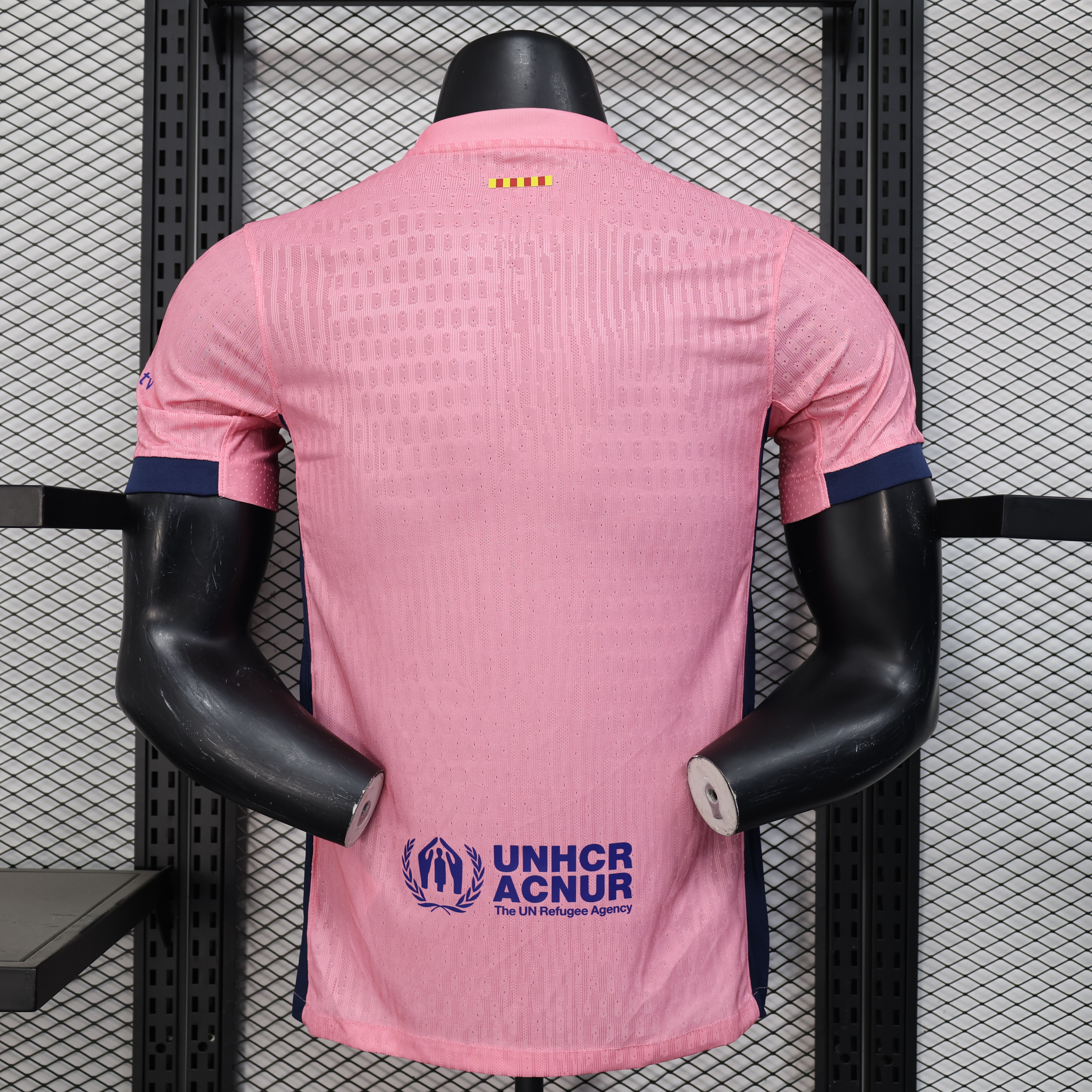 2025/2026 Versión Jugador Barcelona Rosa Sin Número Camiseta de Fútbol Calidad Tailandesa — Vista 14