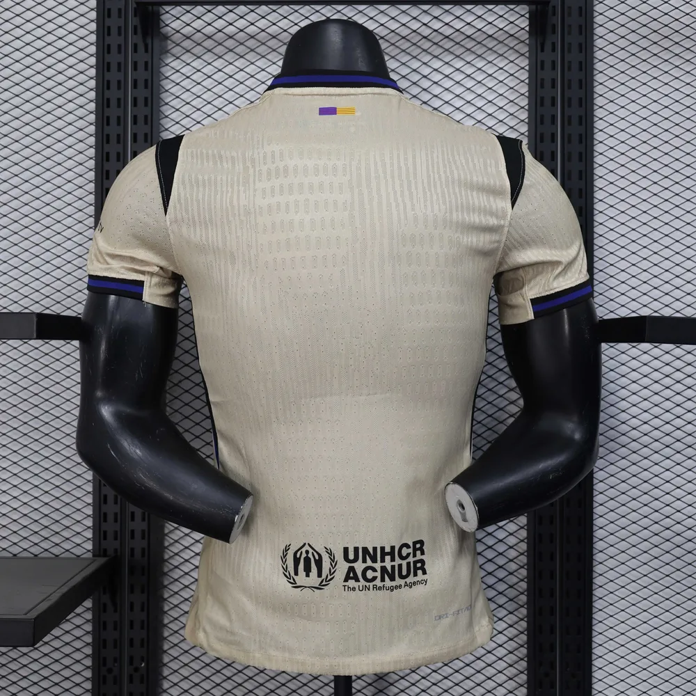 2025/2026 Versión Jugador Barcelona Visitante Camiseta de Fútbol Calidad Tailandesa — Vista 2