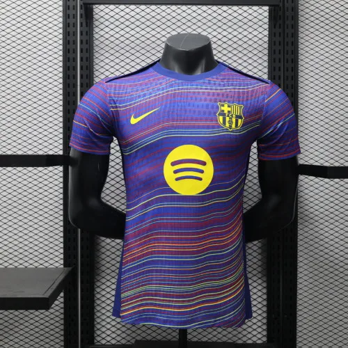 2025/2026 Camiseta de Fútbol Versión Jugador Barcelona Mono de Precompetición Calidad Tailandesa — Vista 1