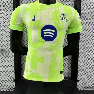 Camiseta de Fútbol Tercera Visitante Versión Jugador Barcelona Sin Spotify 2024/2025 Calidad Tailandesa — Vista 1