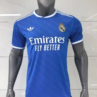 2025/2026 Camiseta de fútbol Tercera Equipación Azul 01 Real Madrid Versión Jugador Calidad Tailandesa — Vista 1