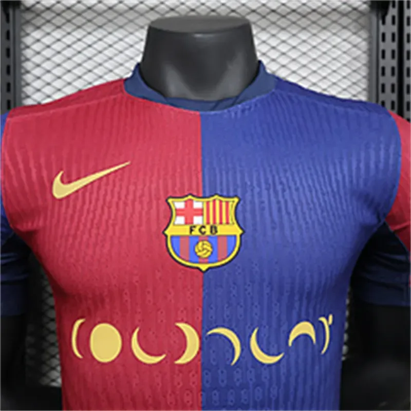2024/2025 Versión Jugador Barcelona Coldplay Moon Music Camiseta Calidad Tailandesa — Vista 3