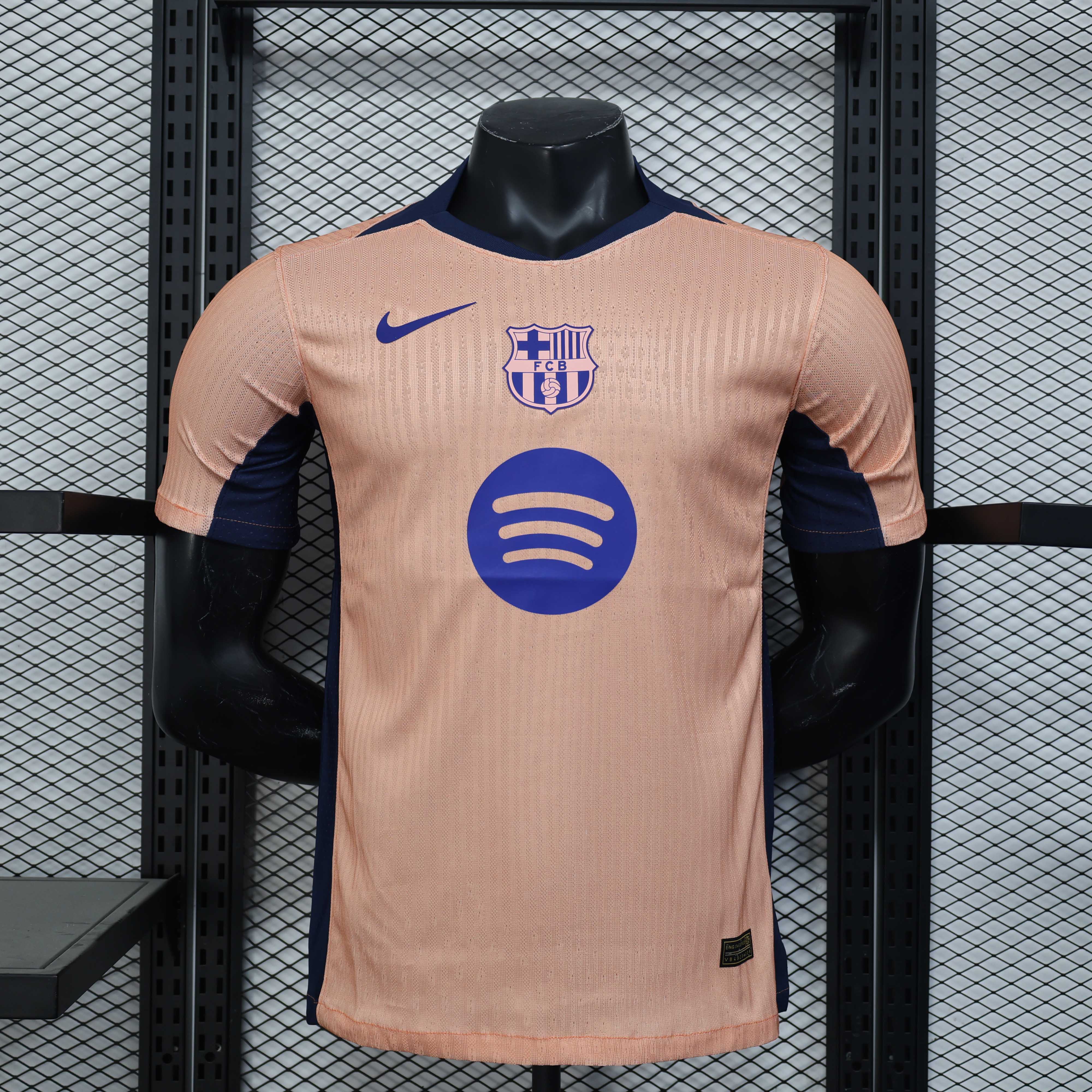 2025/2026 Versión Jugador Camiseta de Fútbol Rosa Barcelona 01 Calidad Tailandesa — Vista 13