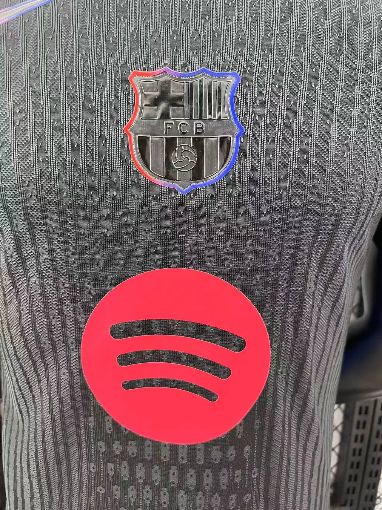 Camiseta de Fútbol Visitante Versión Jugador Barcelona Sin Spotify 2024/2025 Calidad Tailandesa — Vista 13