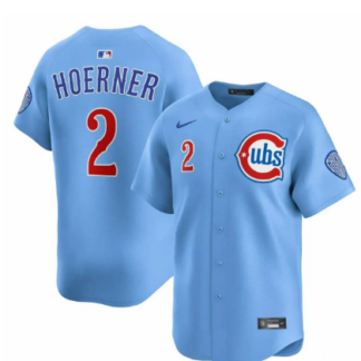 Camiseta Chicago Cubs Hoerner #2 Azul