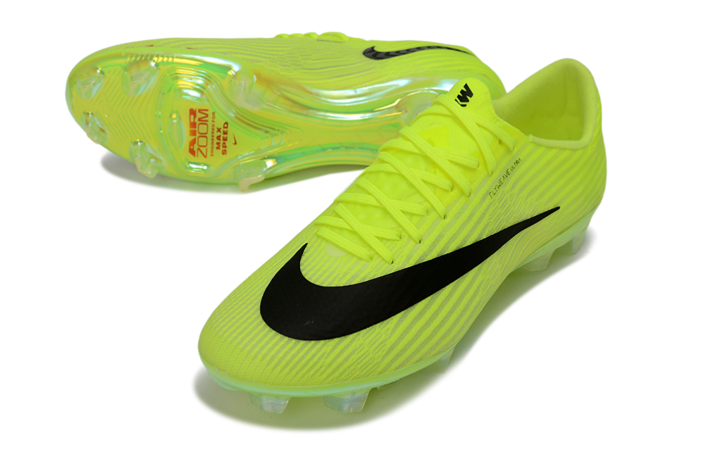 Botas de fútbol Mercurial Vapor 17 FG amarillo fluorescente y negro - Imagen 2
