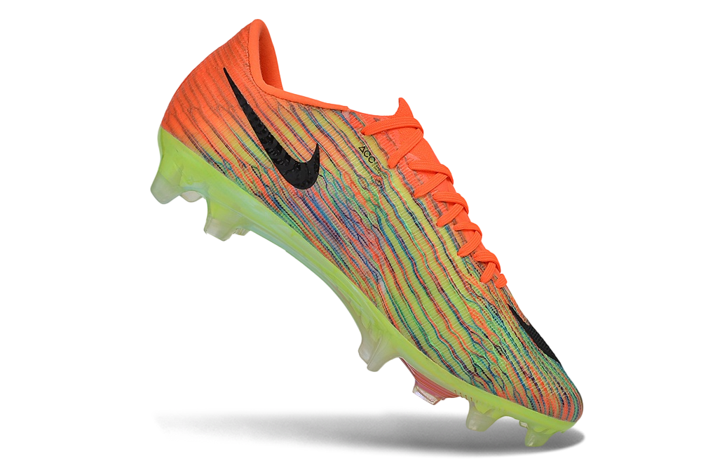 Botas de fútbol Mercurial Vapor 17 FG naranja, verde y negro