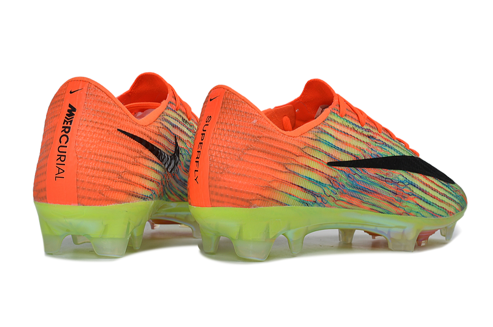 Botas de fútbol Mercurial Vapor 17 FG naranja, verde y negro - Imagen 3