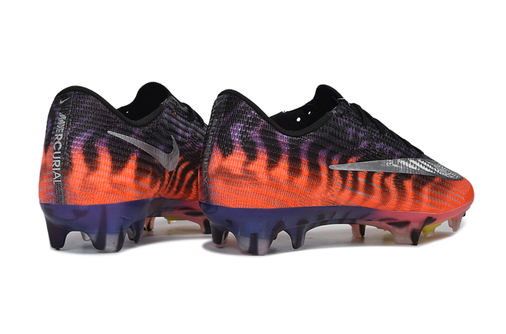 Botas de fútbol Mercurial Vapor 17 FG negro, naranja y plateado - Imagen 3