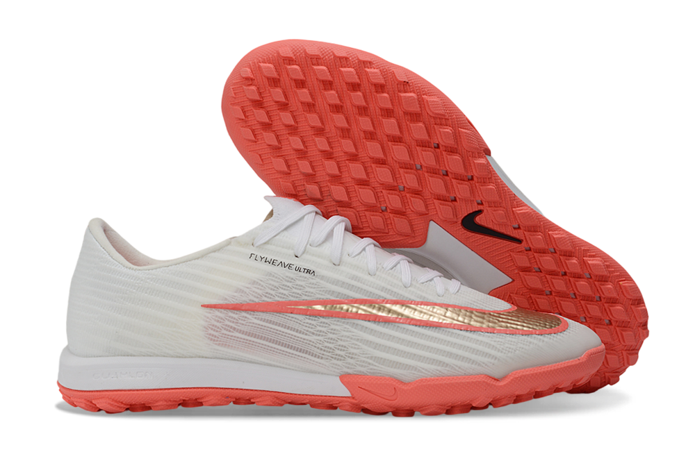 Botas de fútbol Mercurial 17 TF blanco y naranja, suela naranja - Imagen 2
