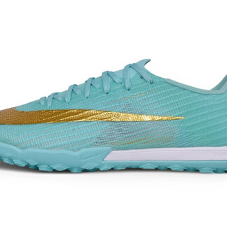 Botas de fútbol Mercurial 17 TF turquesa y dorado