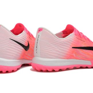 Botas de fútbol Mercurial 17 TF rosa, gris y negro, suela rosa