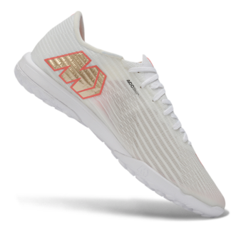 Botas de fútbol Mercurial 17 TF blanco y naranja, suela blanca