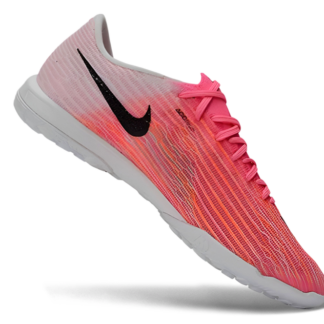 Botas de fútbol Mercurial 17 TF rosa, gris y negro, suela blanca