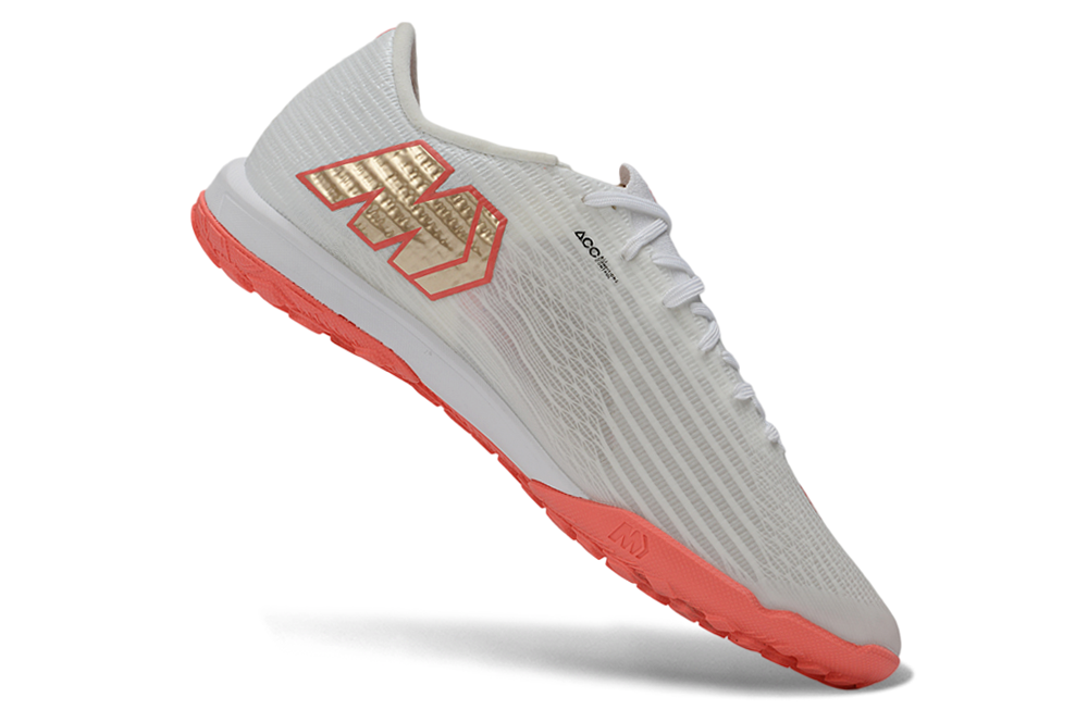 Botas de fútbol Mercurial 17 TF blanco y naranja, suela naranja