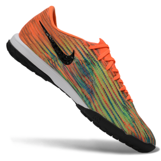 Botas de fútbol Mercurial 17 TF naranja y verde multicolor, suela negra