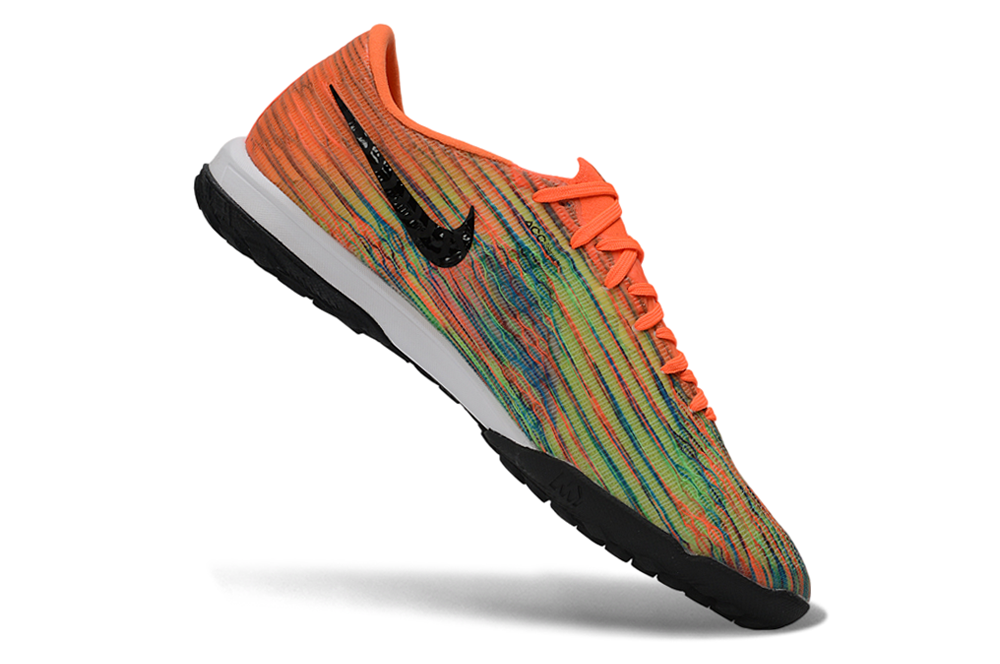 Botas de fútbol Mercurial 17 TF naranja y verde multicolor, suela negra