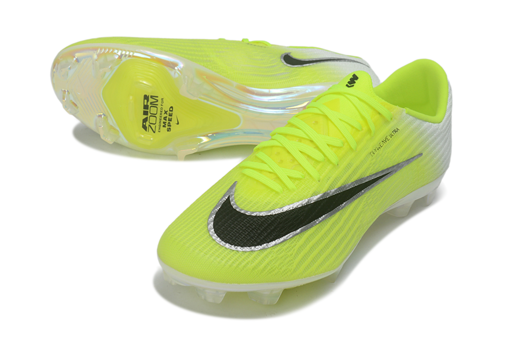 Botas de fútbol Mercurial Vapor 17 FG verde lima y negro - Imagen 2