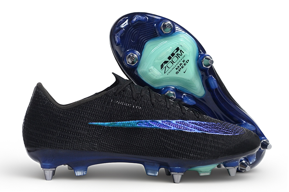 Botas de fútbol Mercurial 17 SG-Pro negro y azul - Imagen 2