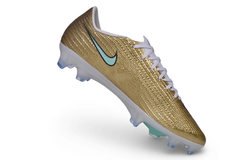 Botas de fútbol Mercurial Vapor 17 FG dorado y jade