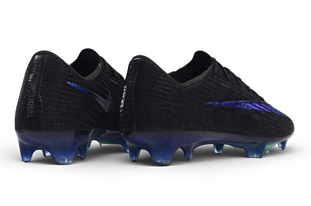 Botas de fútbol Mercurial Vapor 17 FG negro y azul - Imagen 3