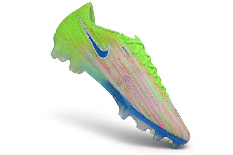Botas de fútbol Mercurial Vapor 17 FG verde lima, rosa y azul
