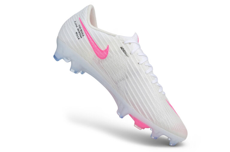 Botas de fútbol Mercurial Vapor 17 FG blanco, jade y rosa
