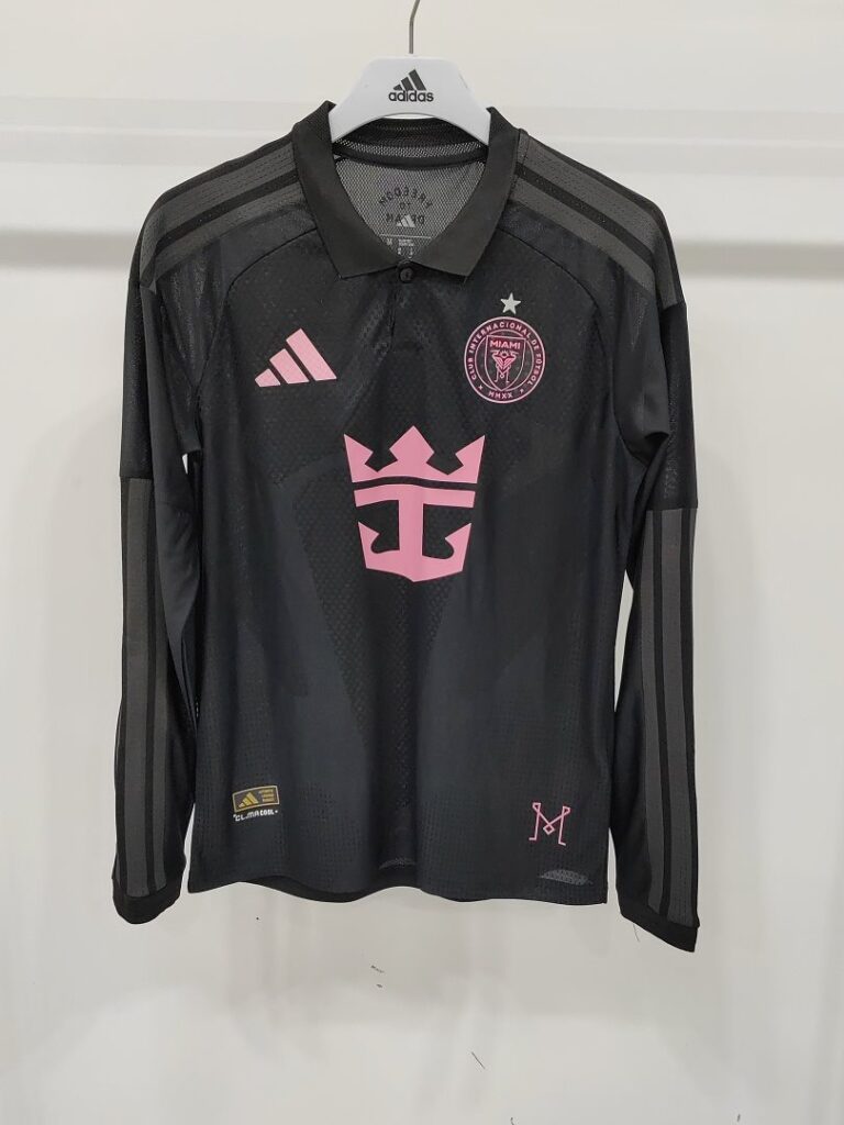 Camiseta Inter Miami visitante 2026/27 de manga larga oscura