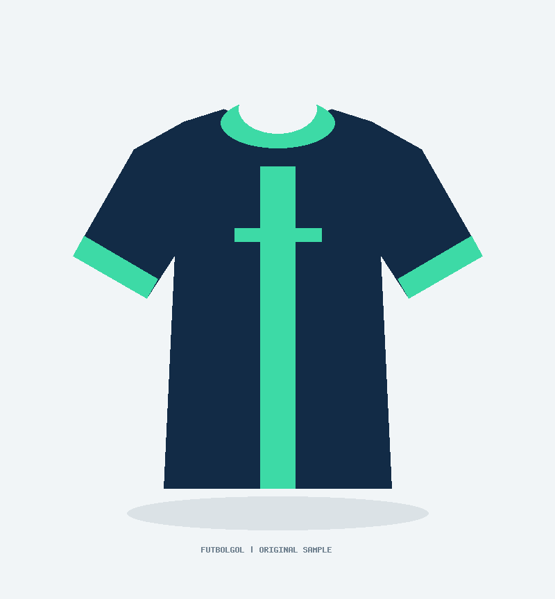 Midnight Training Shirt — Sample rear illustration, not a product photograph
