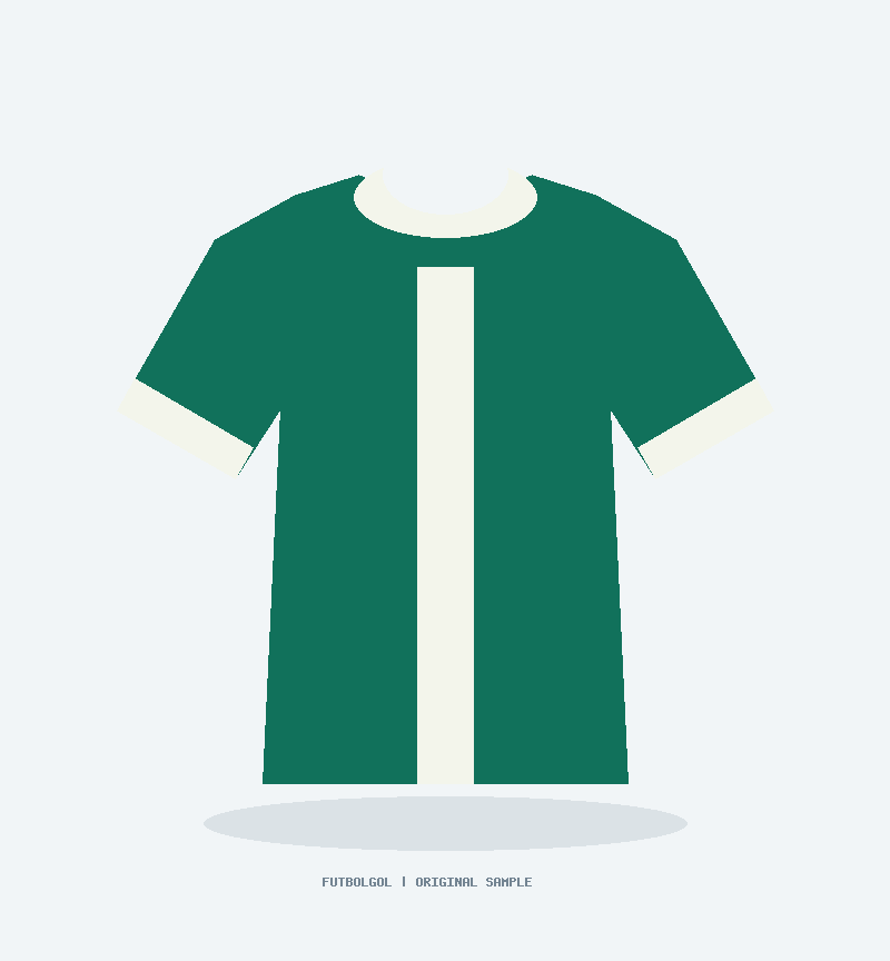 Junior Green Football Shirt — Sample front illustration, not a product photograph